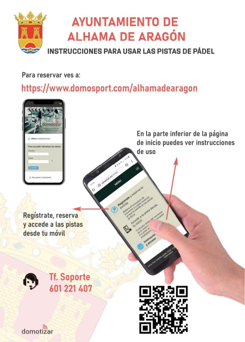Reservas pistas de pádel municipales
