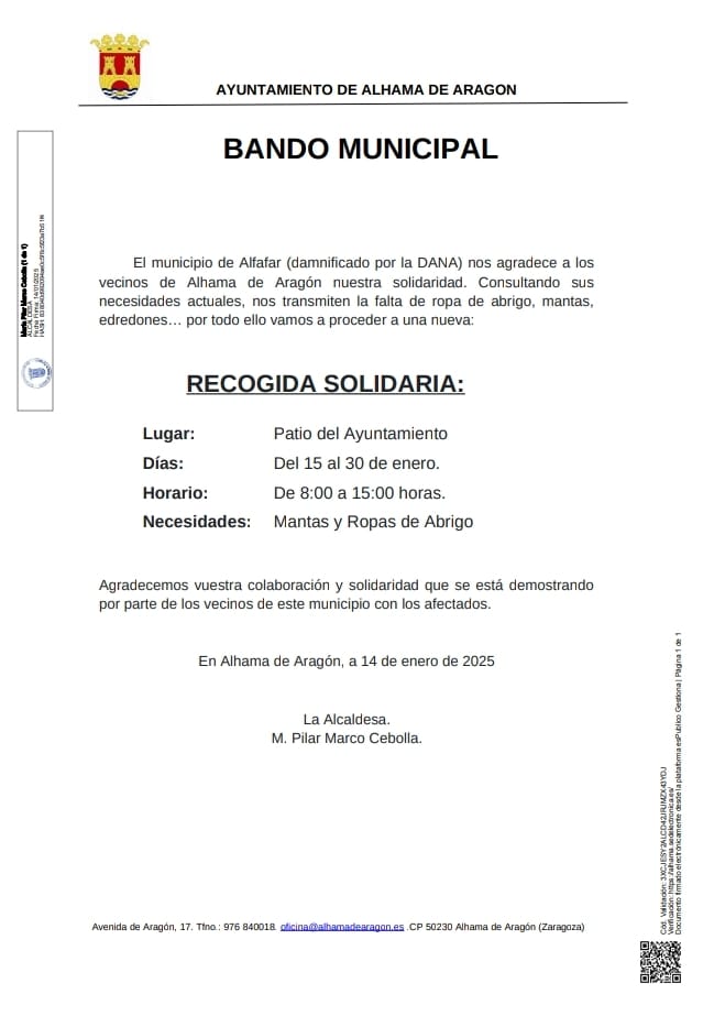 RECOGIDA SOLIDARIA