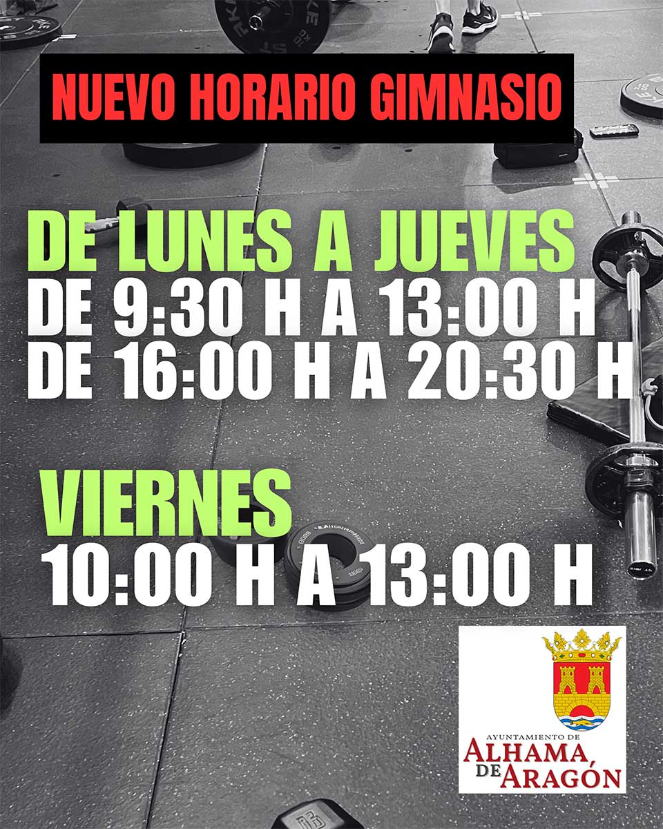 Nuevo Horario Gimnasio