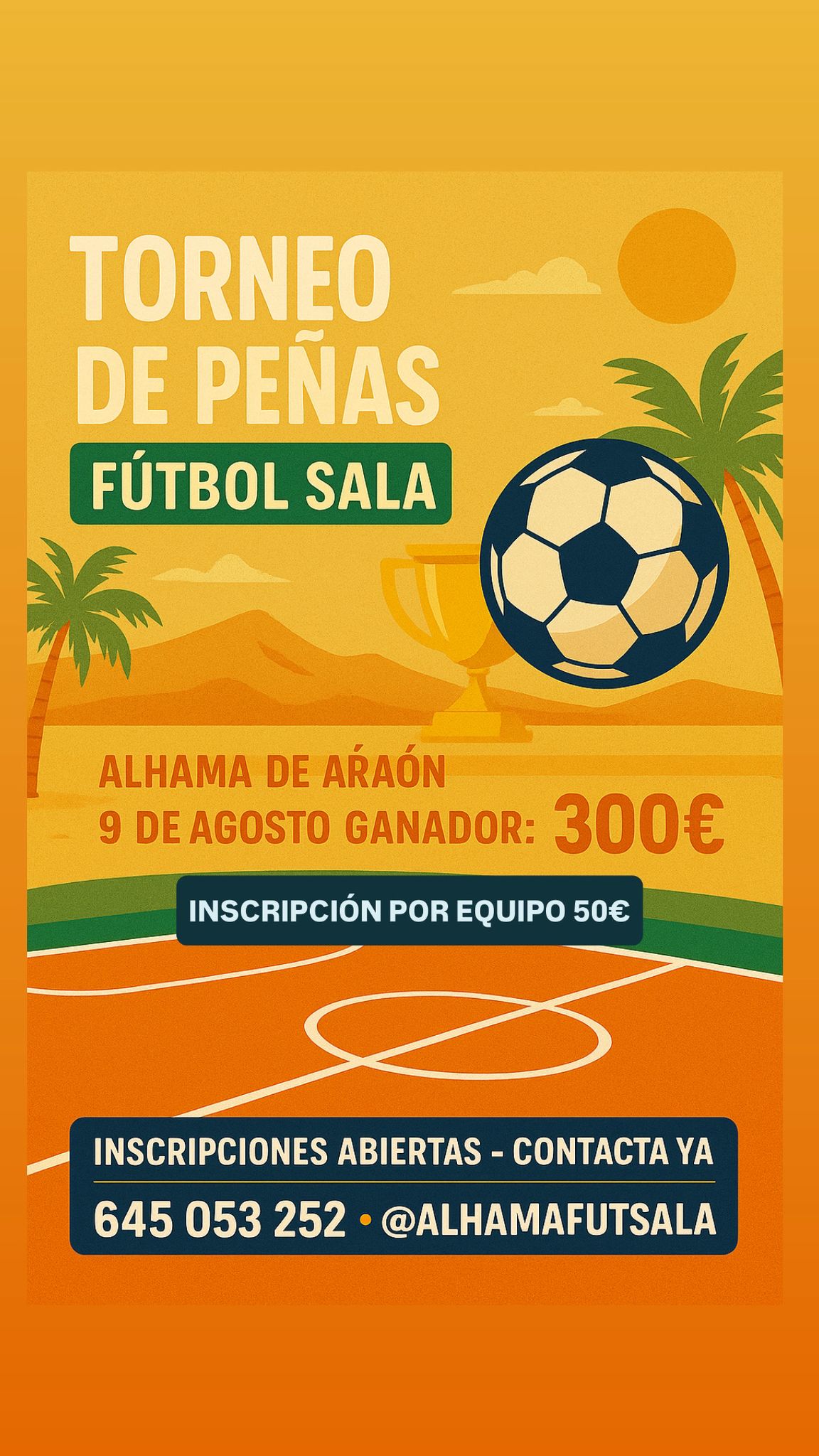 Torneo de peñas fútbol sala