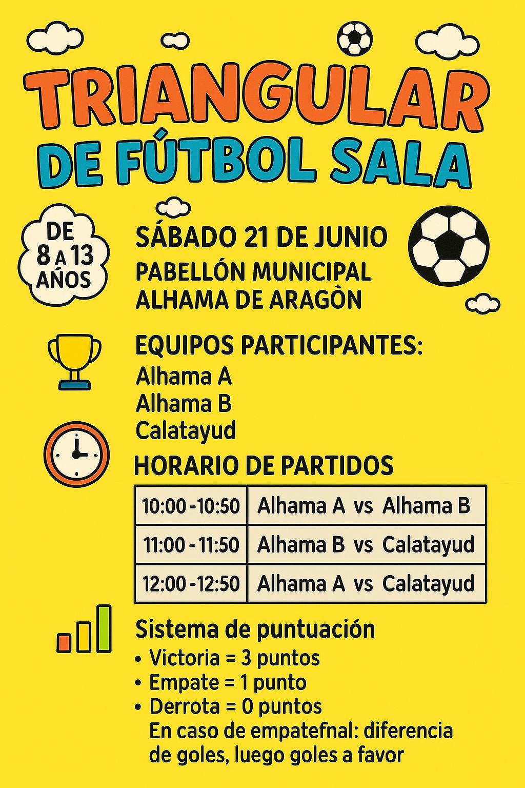 Triangular de fútbol sala