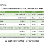actividades deportivas