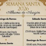 Semana Santa 2026. Alhama de Aragón